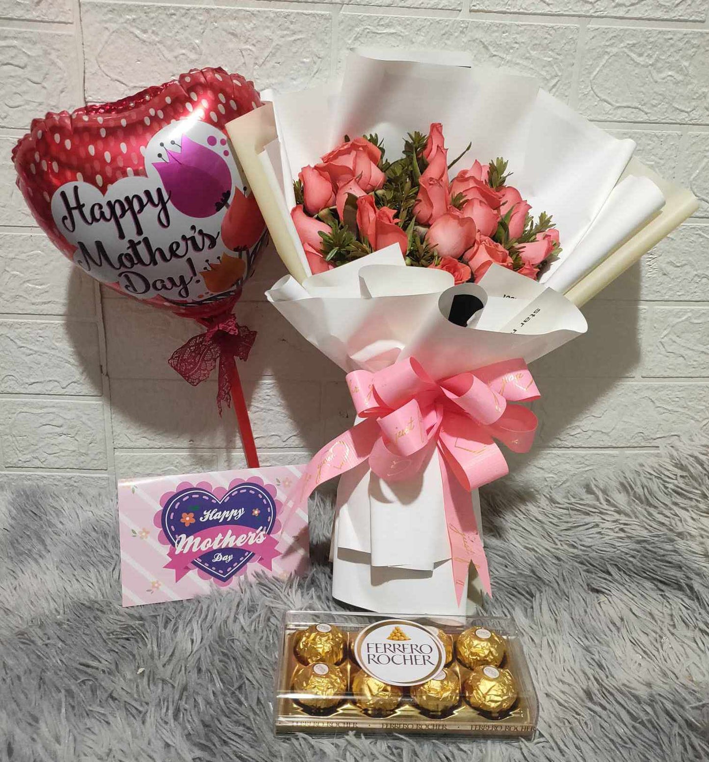 24 Pcs Orange Rose Bouquet