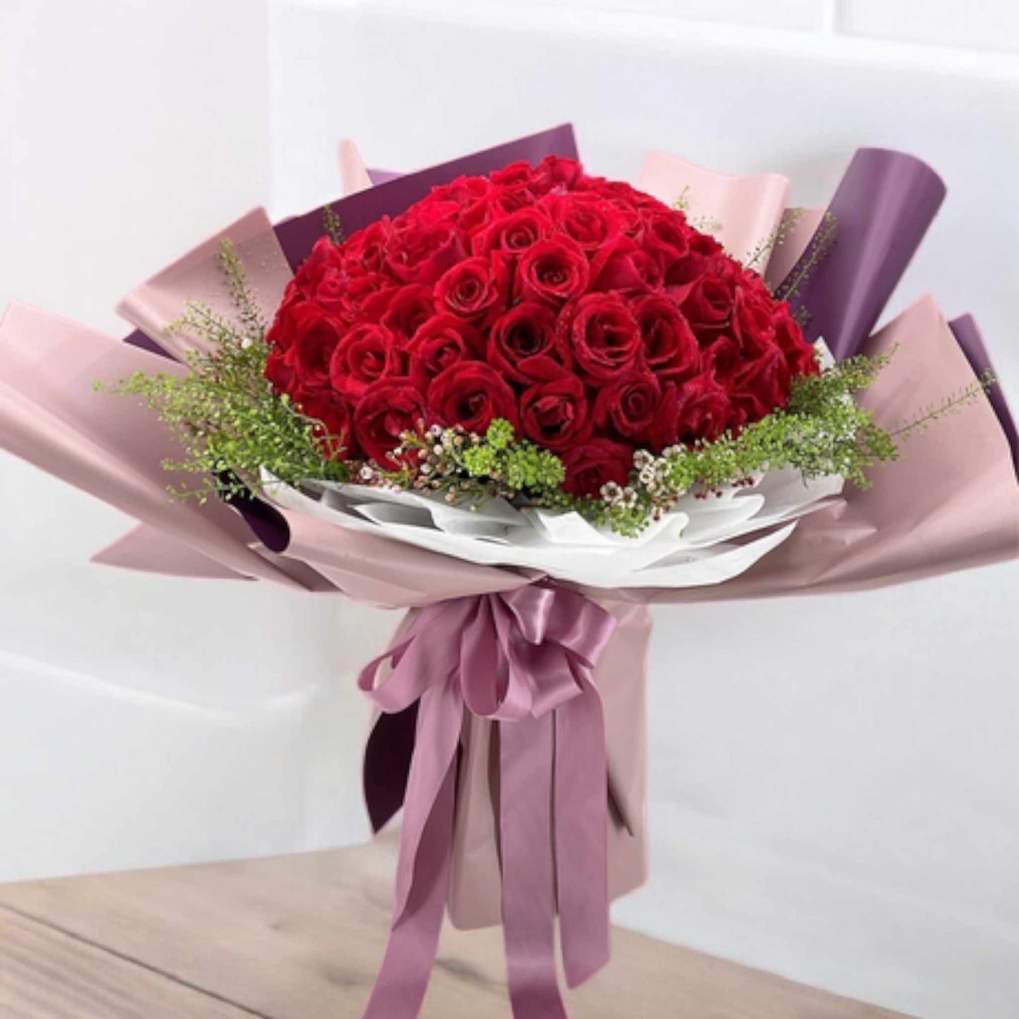 50 Red Roses Bouquet