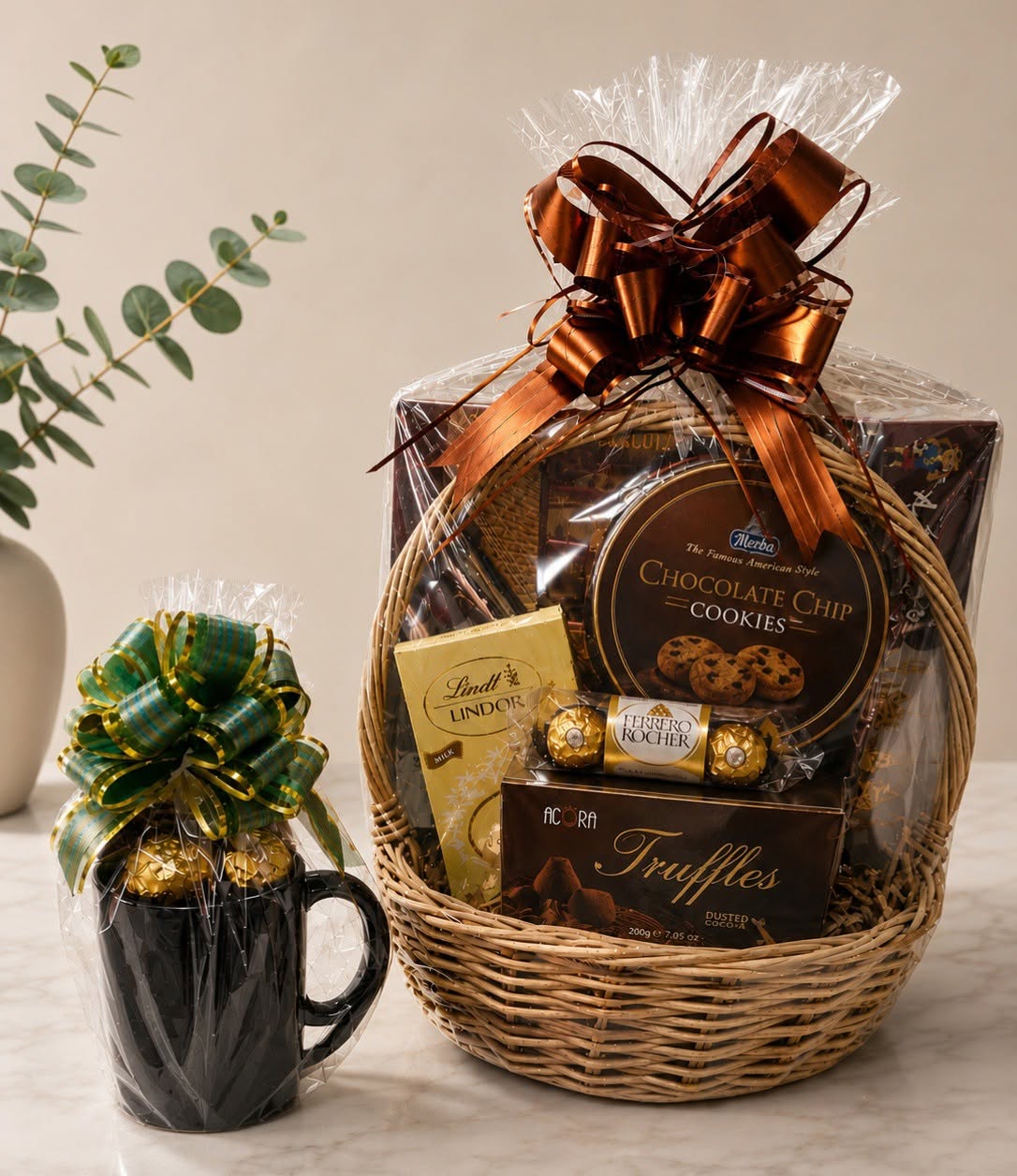 Chocolate Treat Gift Basket Set
