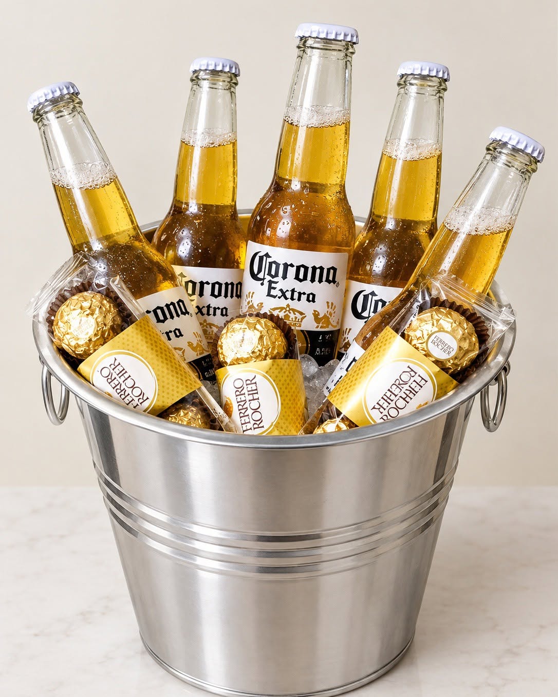 Corona Beer Ferrero Rocher Gift Bucket