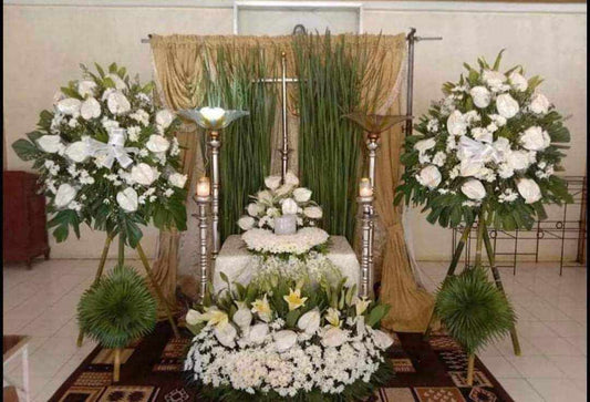 4 sets WHITE FUNERAL -