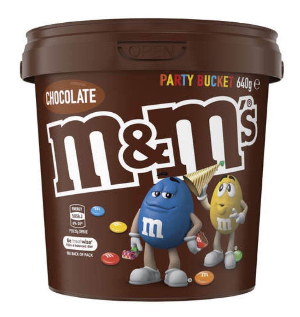 M&M's Milk Chocolate Party Bucket 640g