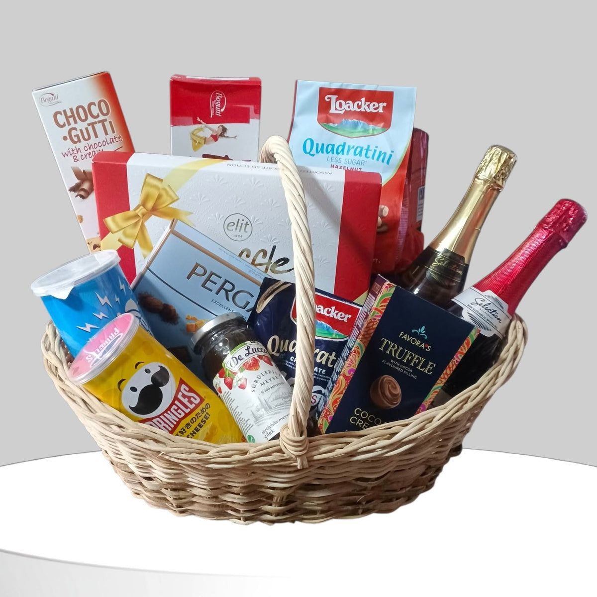 Premium Snack & Drink Gift Basket
