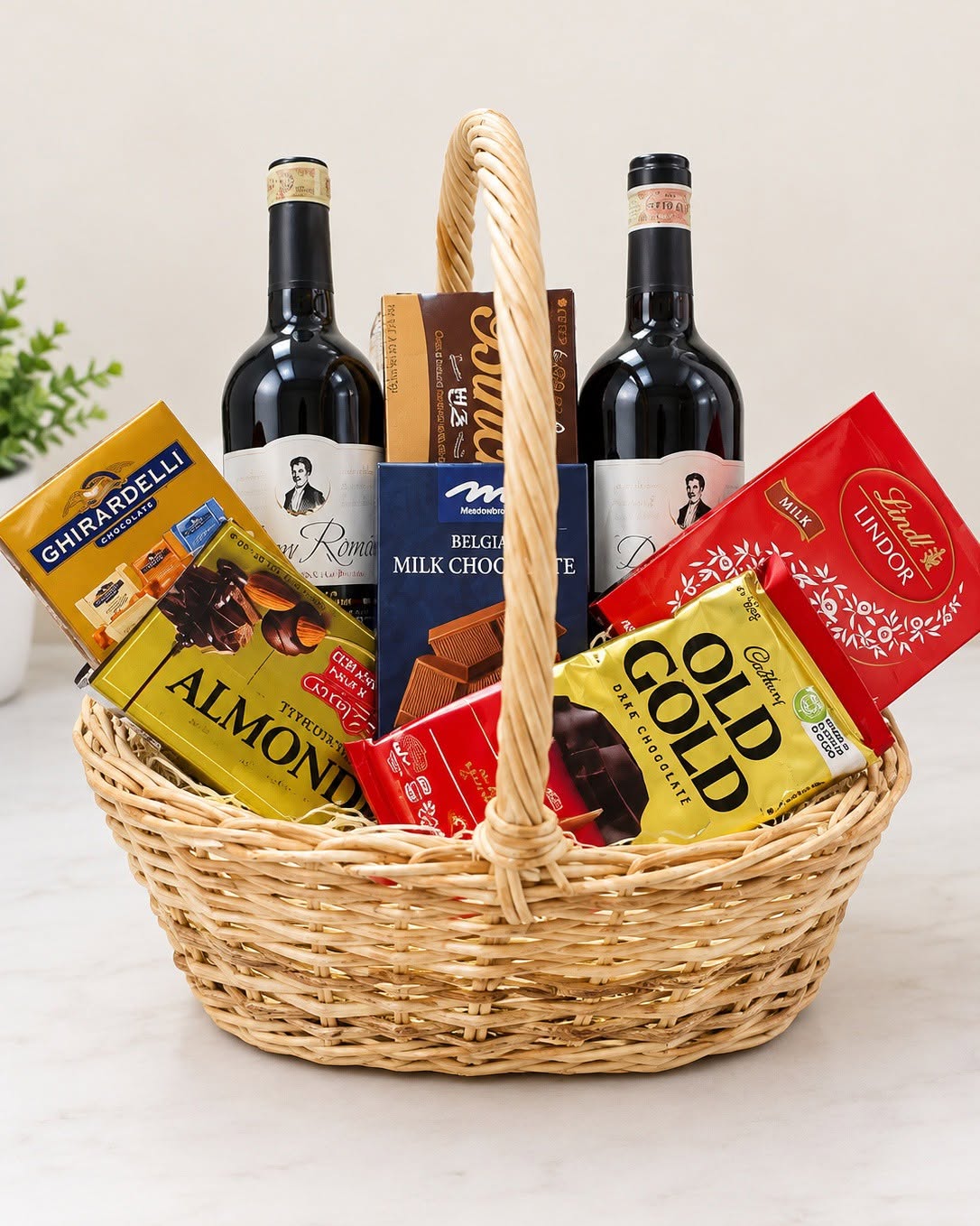 Premium Snack Drink Gift Basket