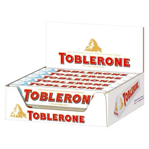 Toblerone White Chocolate 1 Box | 20pcs x 100g