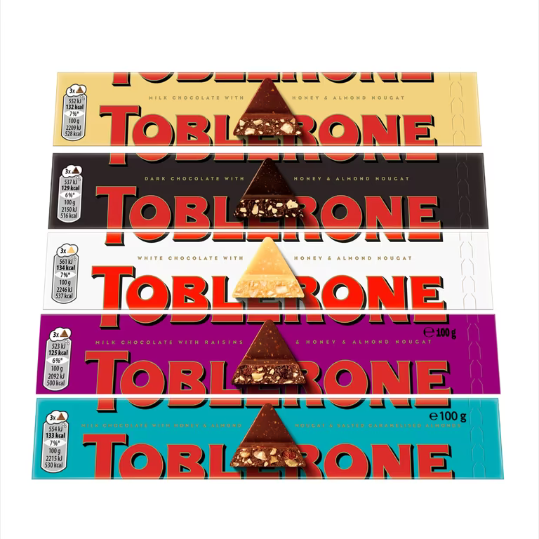 Variety Set Toblerone 100g pack of 5