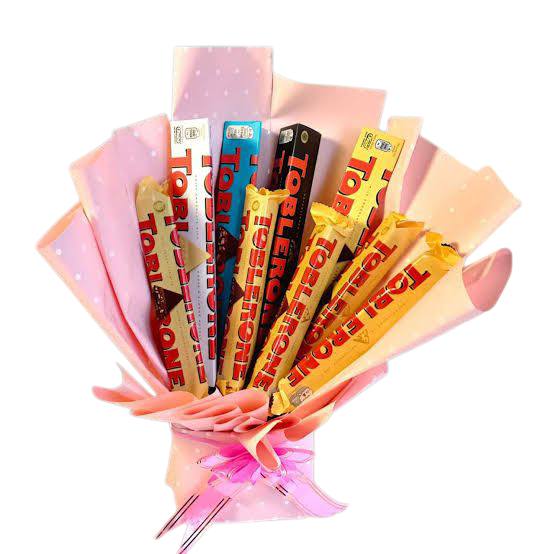 Assorted Toblerone Bouquet