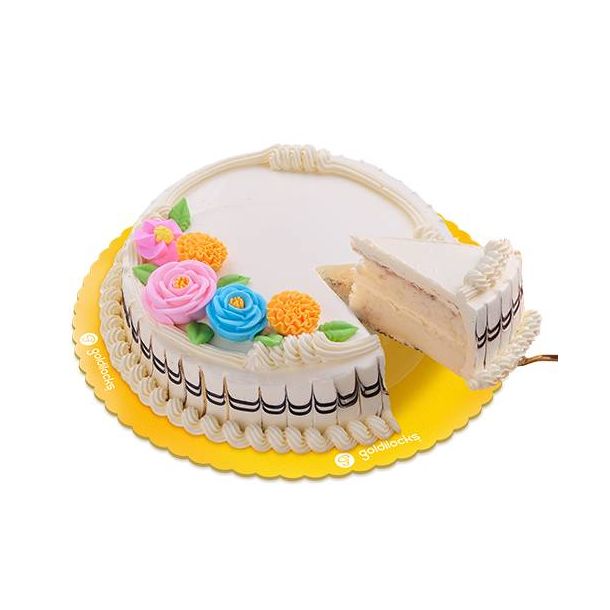 Pastel Blooms Marble 9" Round