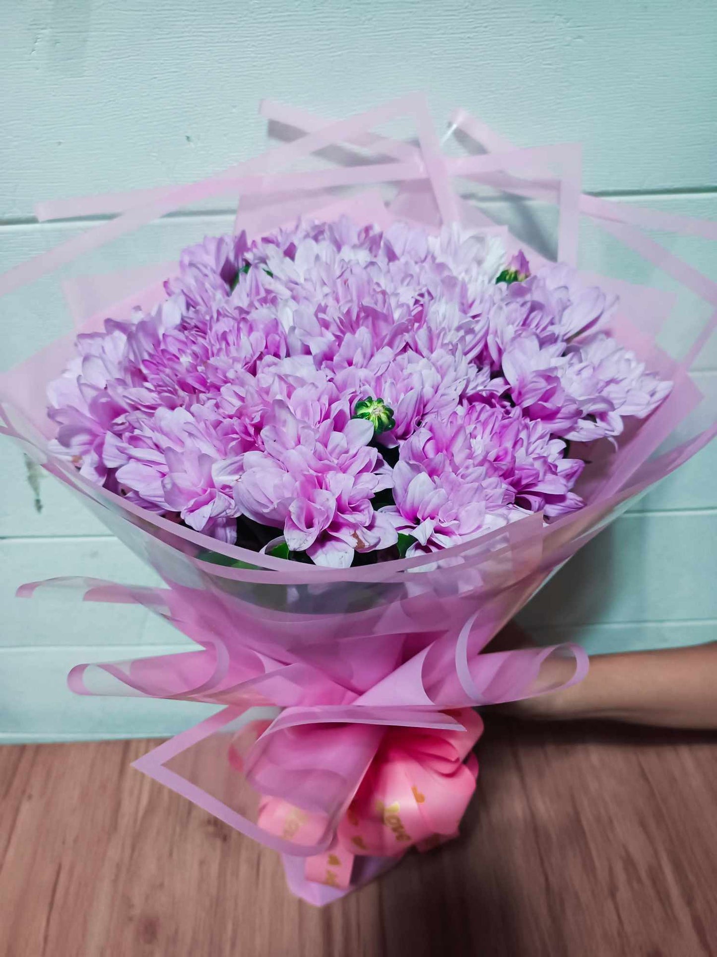 Purple Mums Bouquet