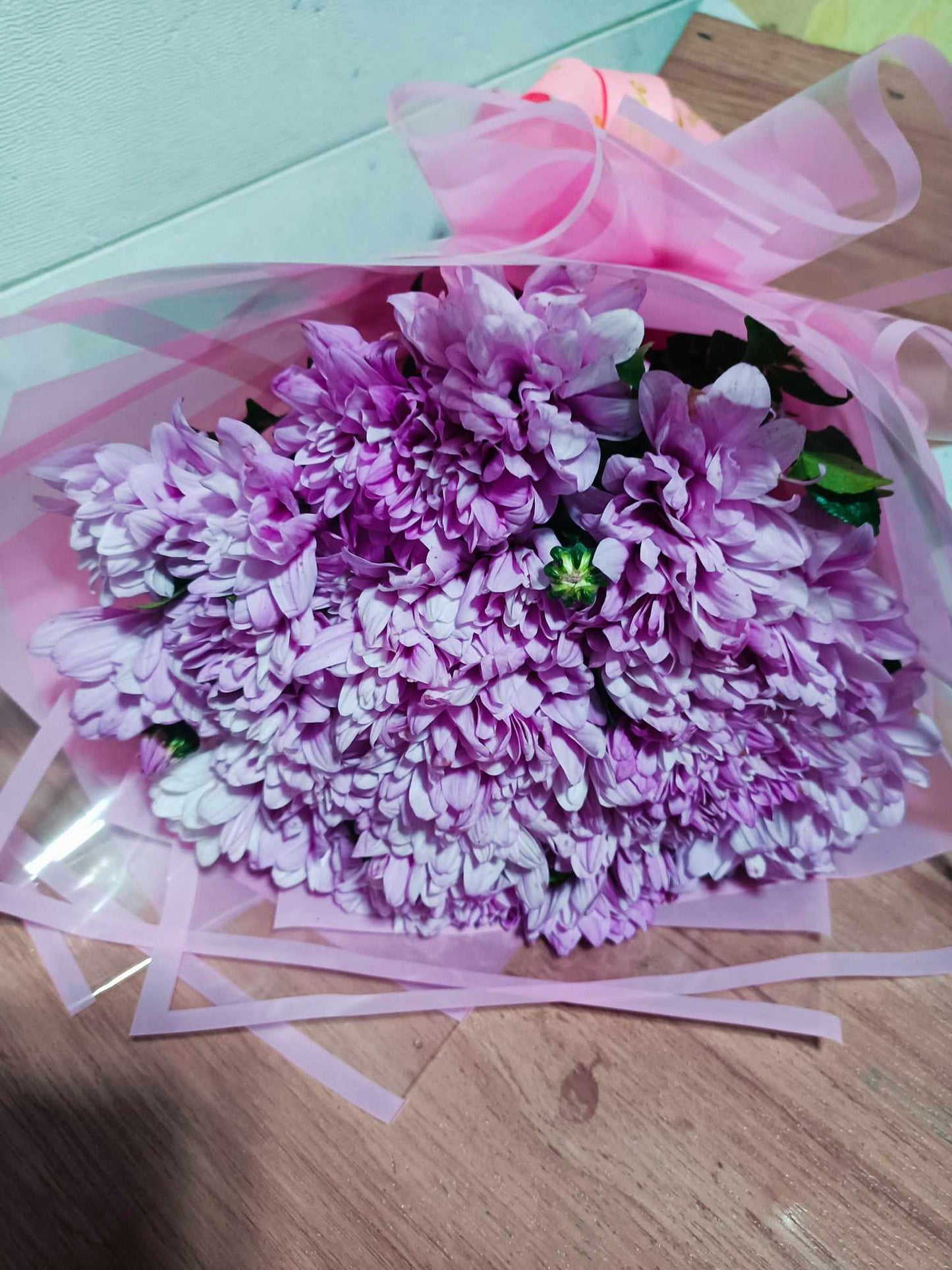 Purple Mums Bouquet
