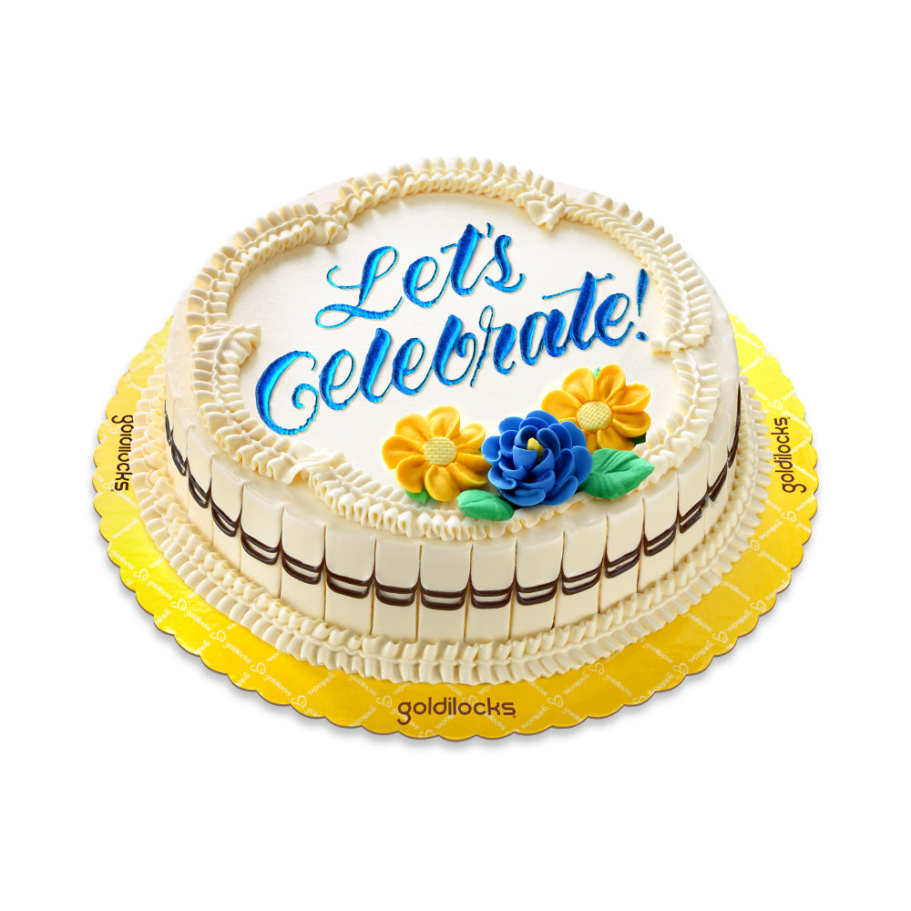 Pastel Bloom Dedication Cake