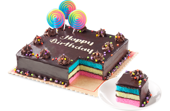 Rainbow Dedication Cake