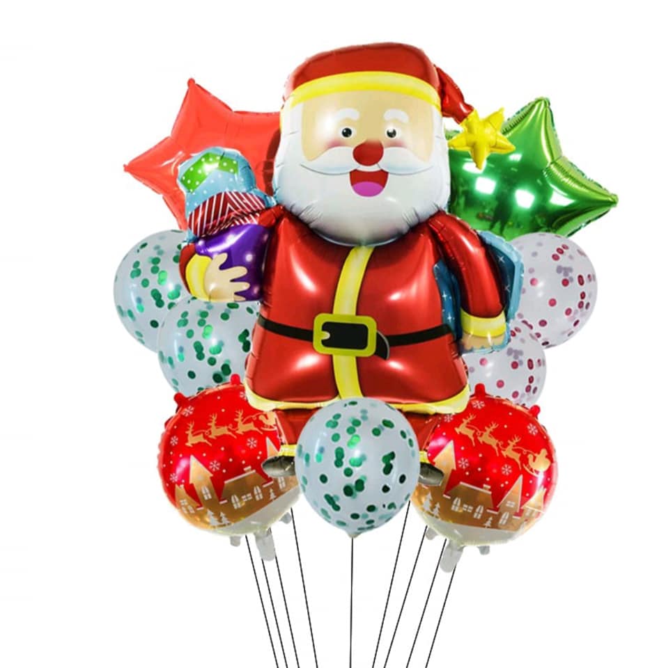 Santa balloon set 1