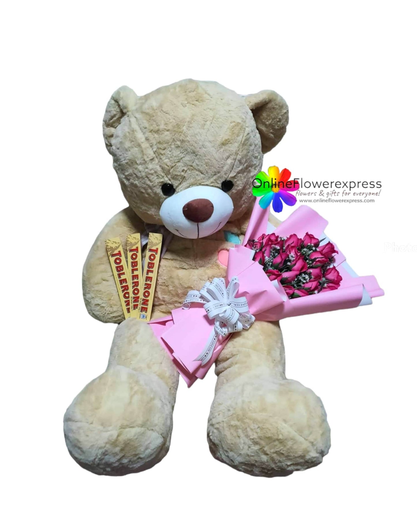 Roses, Bear and Toblerone Chocolate