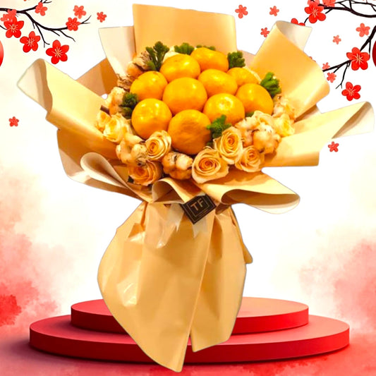 Mandarins and Roses Bouquet
