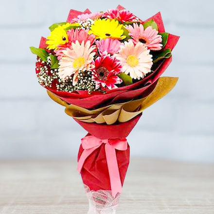 1dz Mixed Gerberas Bouquet