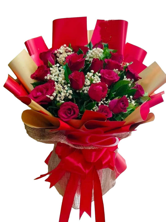 1 dozen Red Roses Bouquet