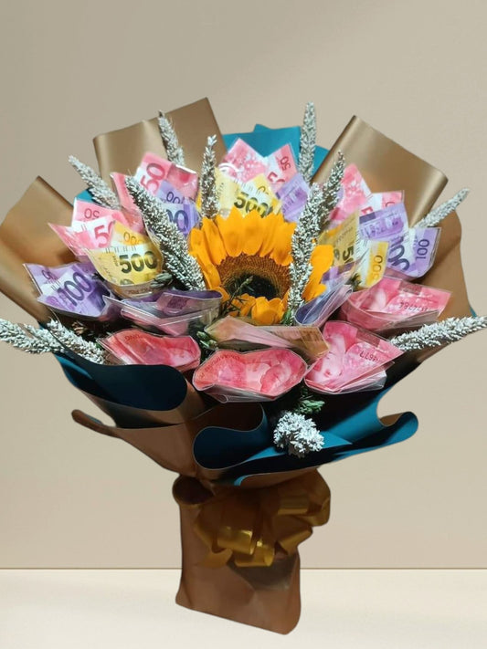 2000Php and Sunflower Bouquet