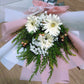 3pcs. White Gerberas