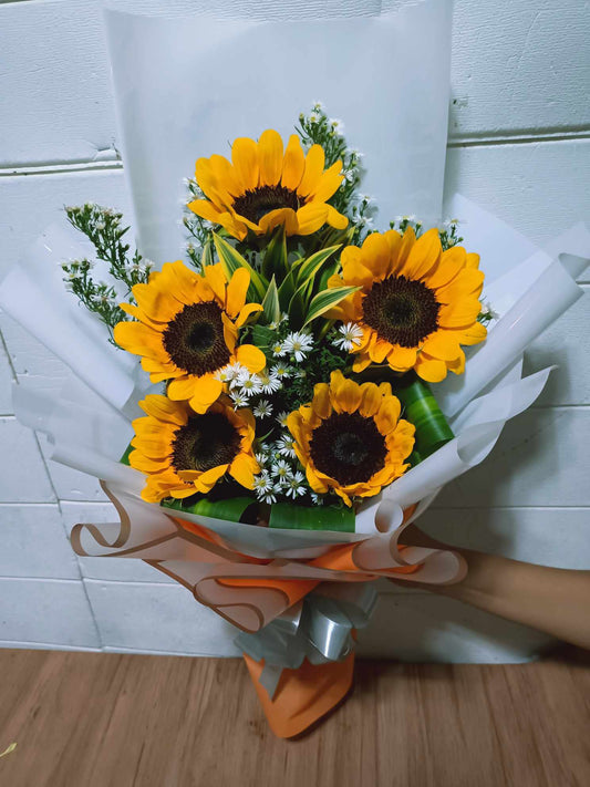 5 Stems Sunflowers Bouquet