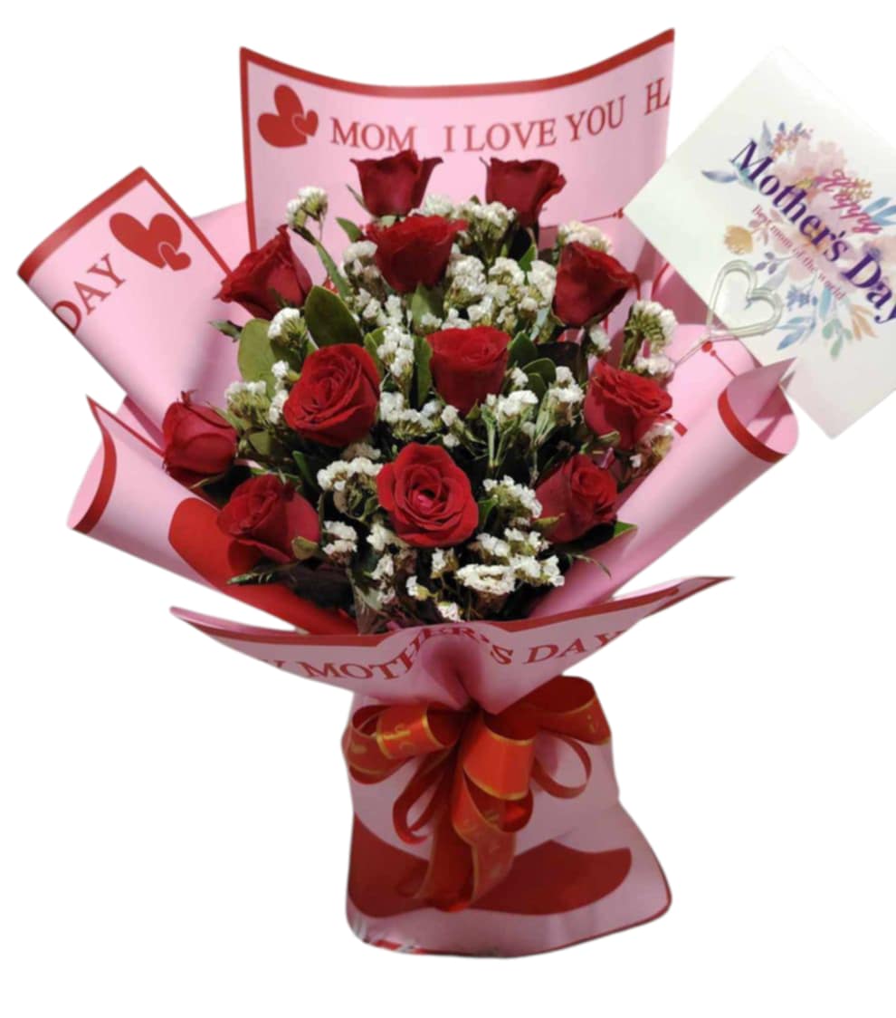 Mom Red Roses