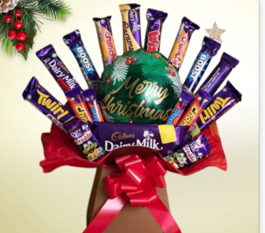 Christmas Deluxe Cadburys Chocolate Bouquet