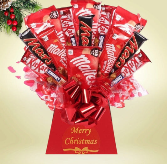 Kit Kat, Mars and Maltesers Chocolate Bouquet