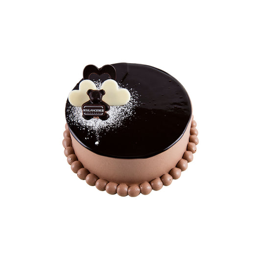 Dark Chocolate Mirror Glazed Cake - Size 6 inches