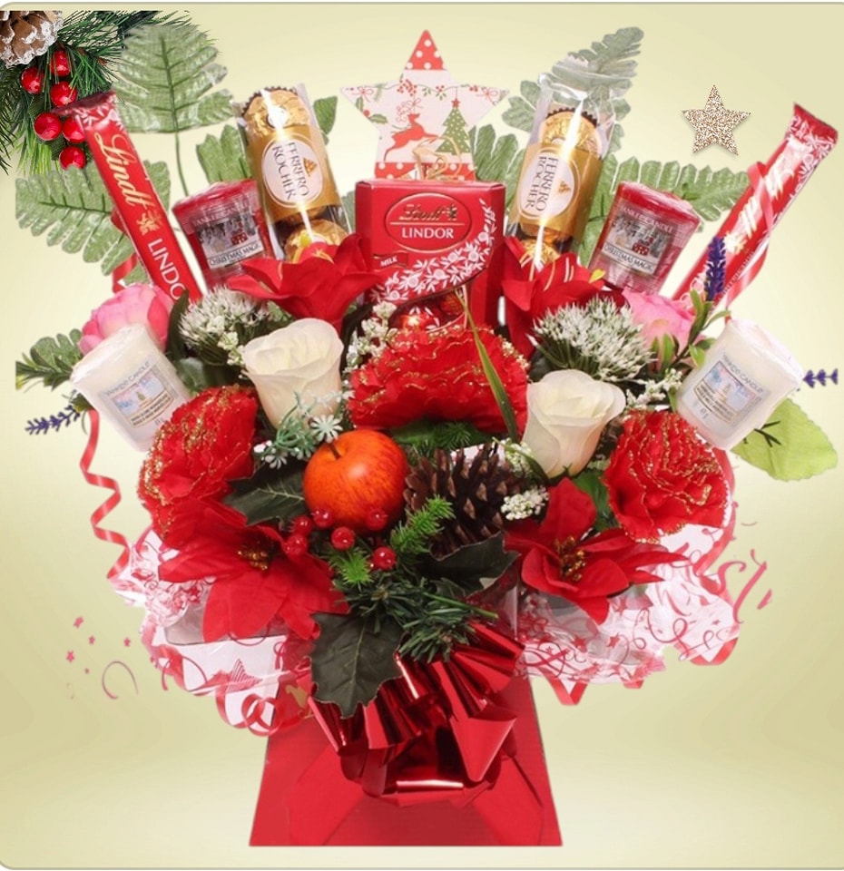 Ferrero Rocher and Yankee Candle Bouquet