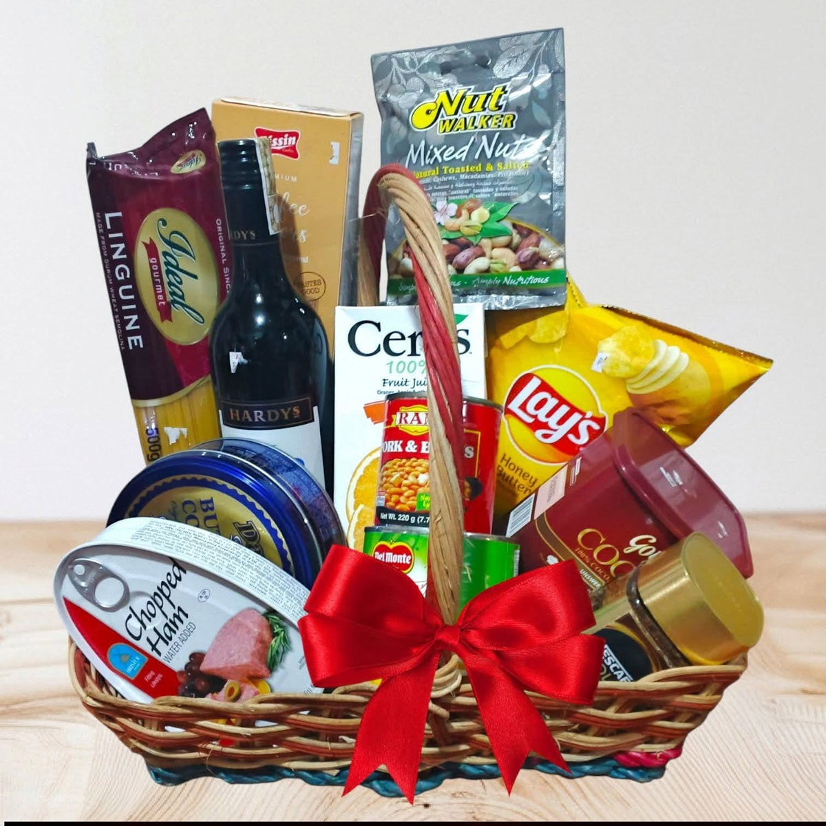 Gourmet Pantry & Wine Gift Basket