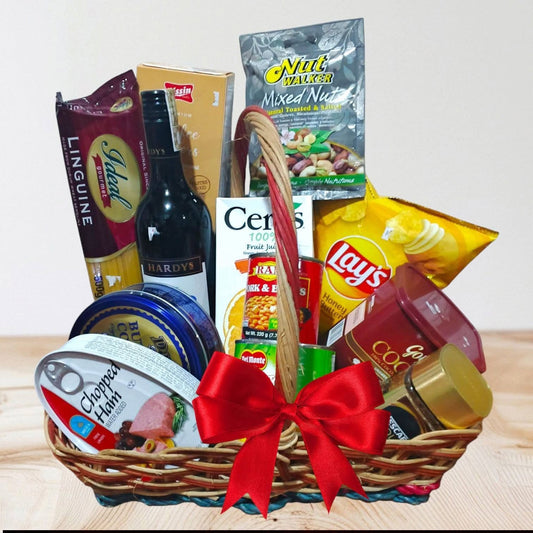 Gourmet Pantry & Wine Gift Basket
