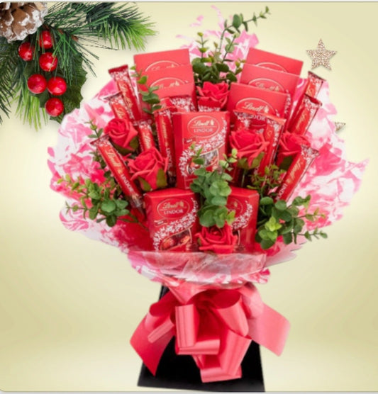 Lindor Christmas Chocolate Bouquet