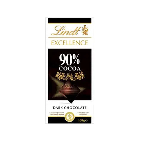 Lindt Excellence 90% Dark Chocolate 100g