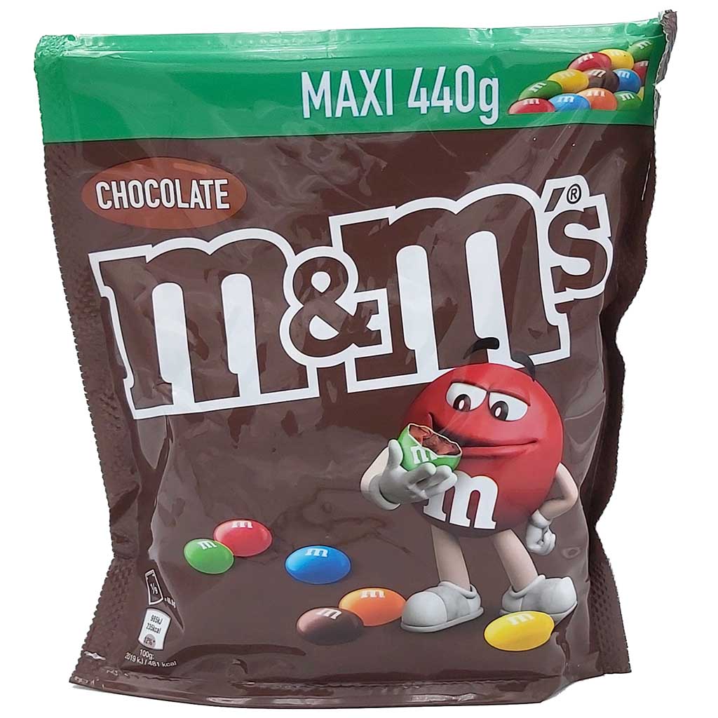 M&M's Chocolate Maxi Pouch 440g