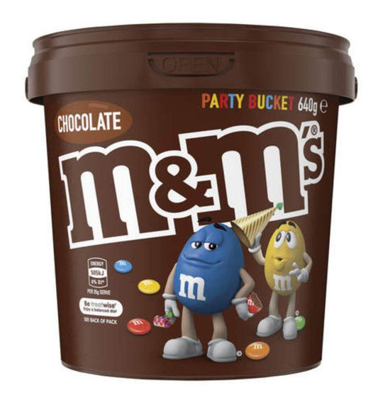 M&M's Milk Chocolate Party Bucket 640g