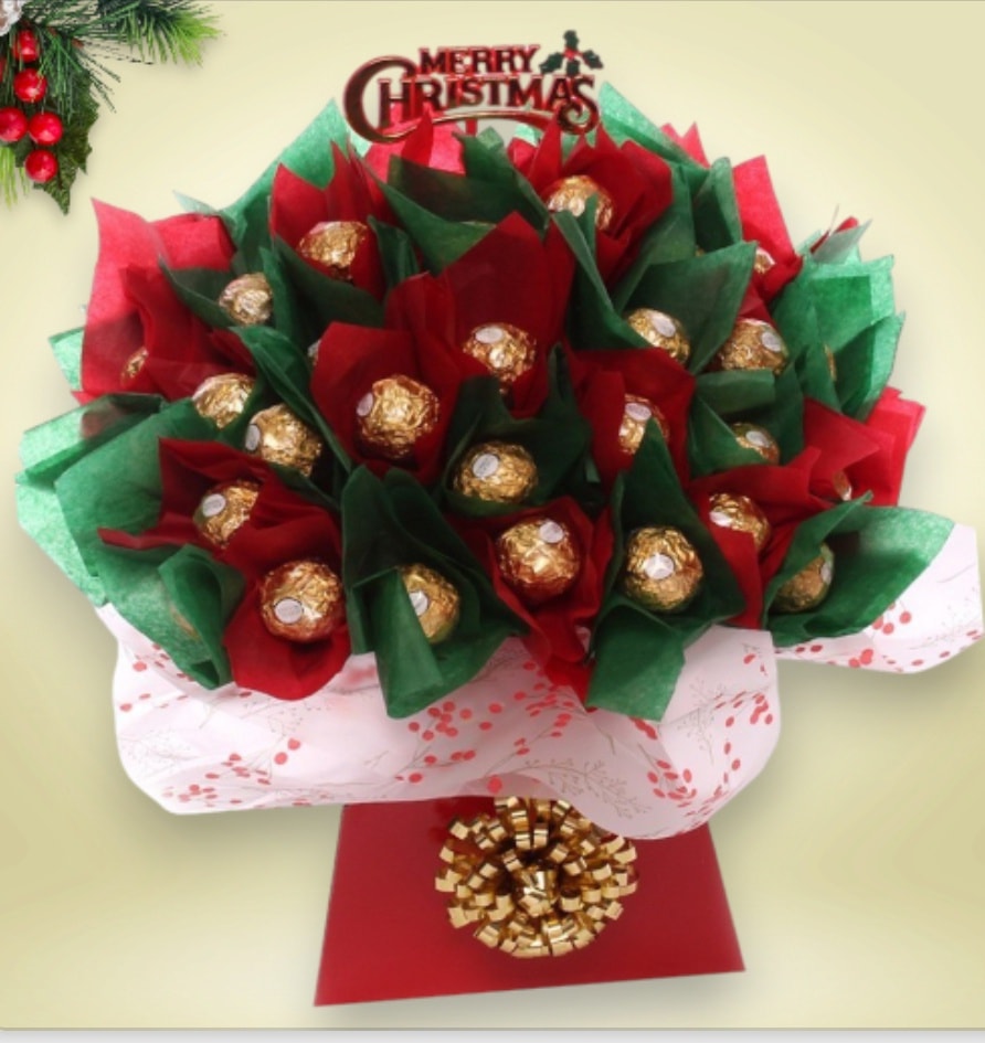 Merry Christmas Chocolate Bouquet