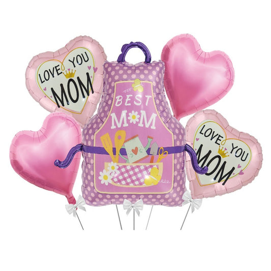 Mommy Apron Flower Set Balloon