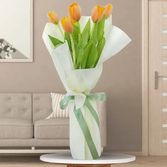 Orange Tulip Bouquet