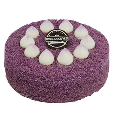 Ube Halo Halo Cake - Size 7.5 inches