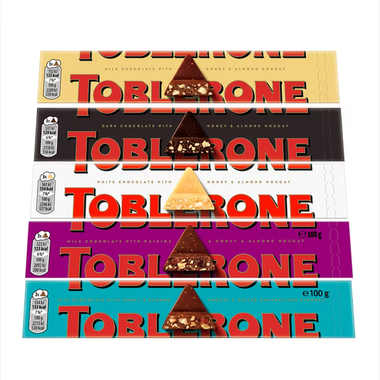 Variety Set Toblerone 100g pack of 5