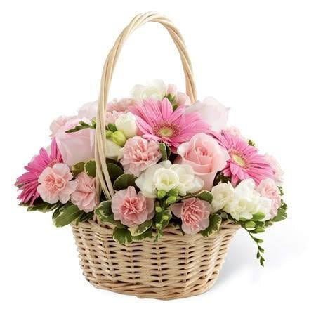 Soft Pink and White Flowers