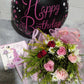 6pcs. Mixed Roses with Balloon