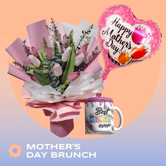 10pcs. Tulips with 2 Freebies