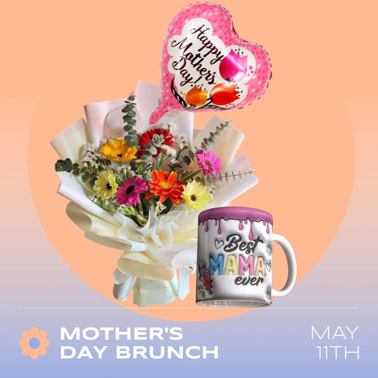 Mixed Gerberas Bouquet with 2 Freebies