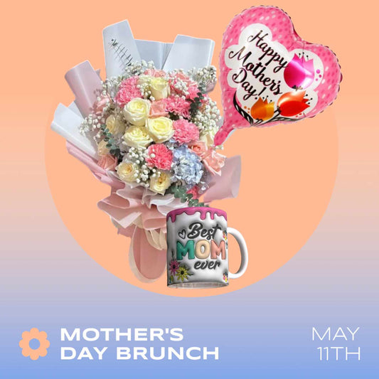 Mixed Flowers Bouquet with 2 Freebies