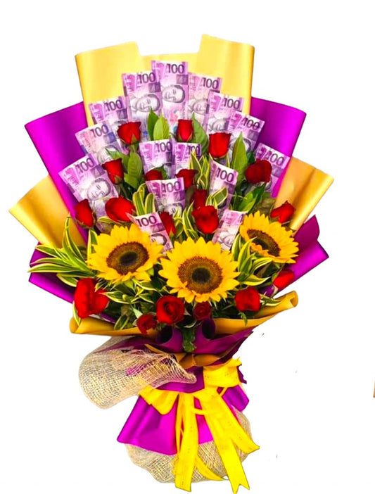 1,500Php with Flowers Bouquet