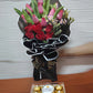 Red Roses and Tulis with Ferrero