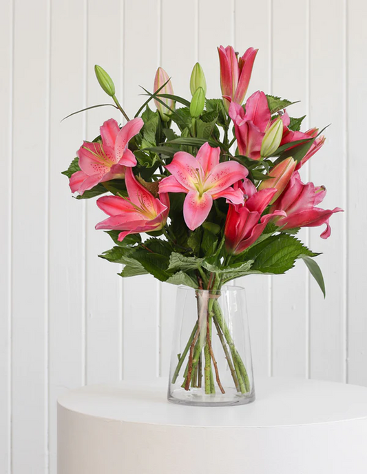 Pink Lily in Vase