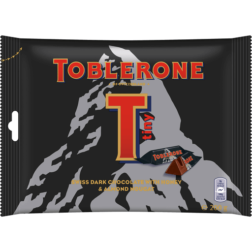 Toblerone Mini Swiss Dark Chocolates Bag