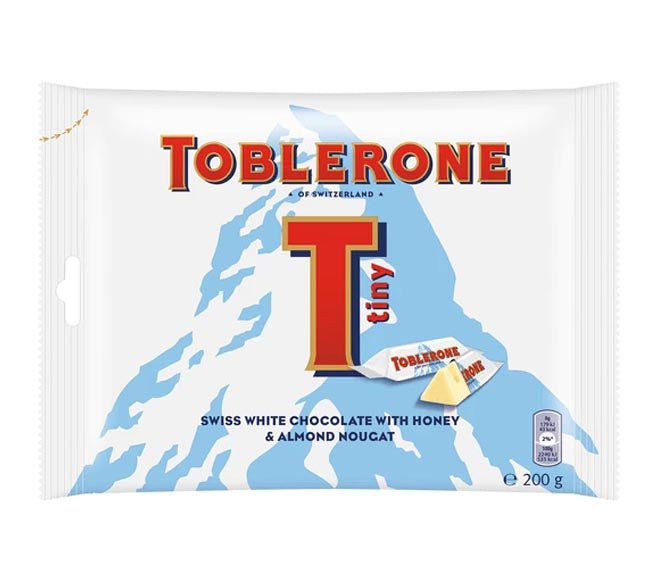 TOBLERONE mini Swiss White Chocolate 200g